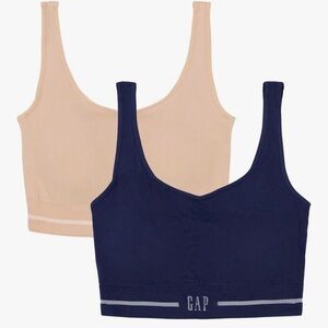 GAP Sports Bras - Navy and Beige